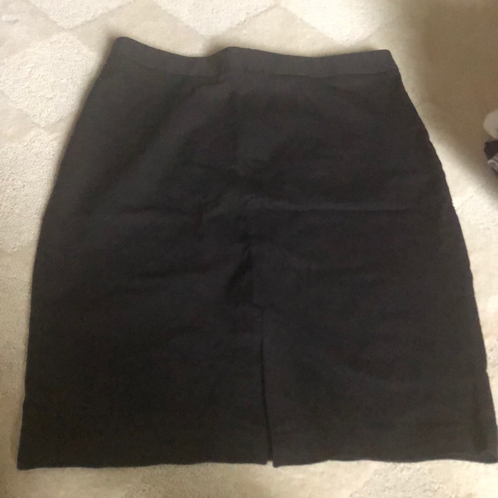 5/$45 Banana Republic Black Pencil Skirt Slit 16T